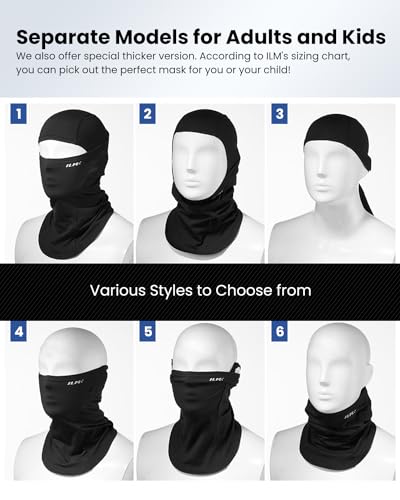 Motorcycle Balaclava Face Mask for Ski Snowboard Cycling Working Men Women Cold Weather Snow Mask