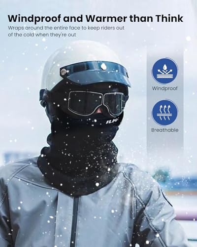 Motorcycle Balaclava Face Mask for Ski Snowboard Cycling Working Men Women Cold Weather Snow Mask