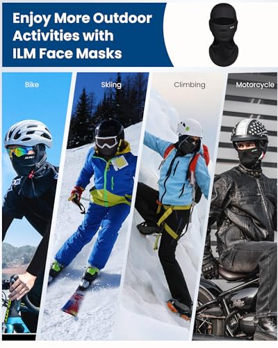 Motorcycle Balaclava Face Mask for Ski Snowboard Cycling Working Men Women Cold Weather Snow Mask