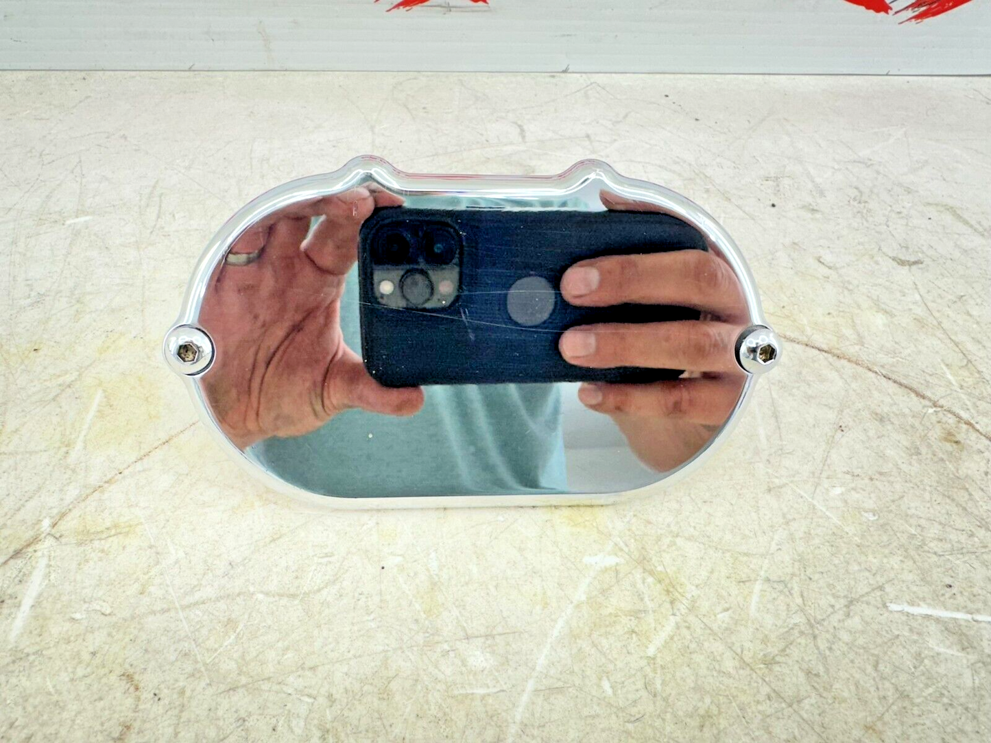 1999 HARLEY SOFTAIL Chrome Transmission Gearbox Right Side Cover