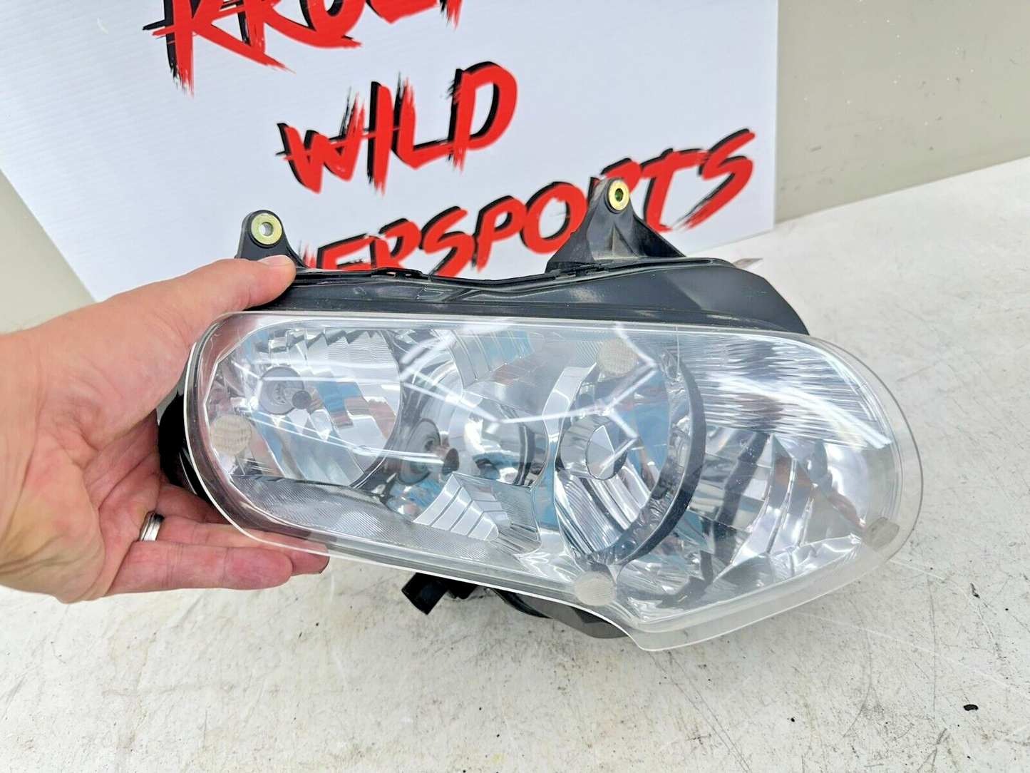 2004 Honda Goldwing GL1800 Right Headlight Housing W/ Bulbs