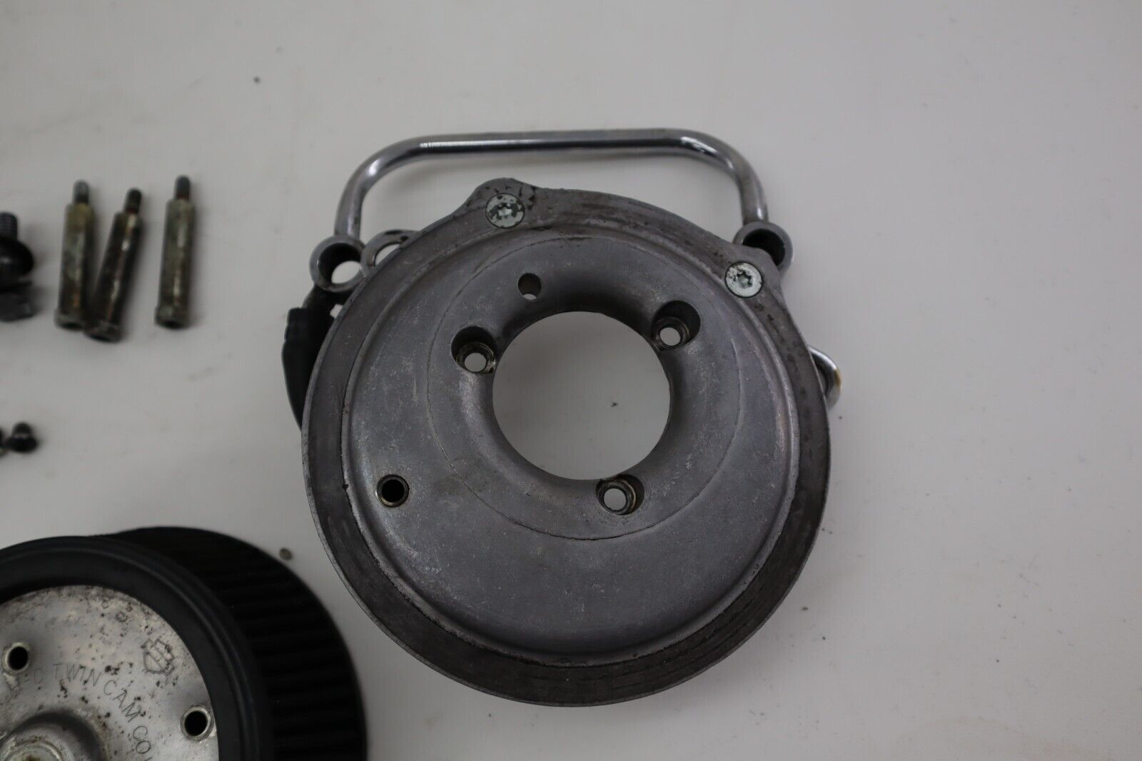 2001 HARLEY DAVIDSON SOFTAIL Air Filter Housing Mounting Flange & Hardware