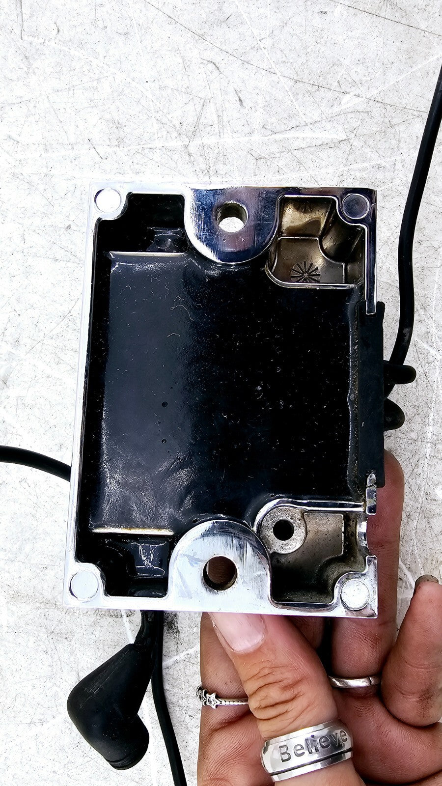 1988 HARLEY SOFTAIL OEM Chrome Voltage Regulator Rectifier