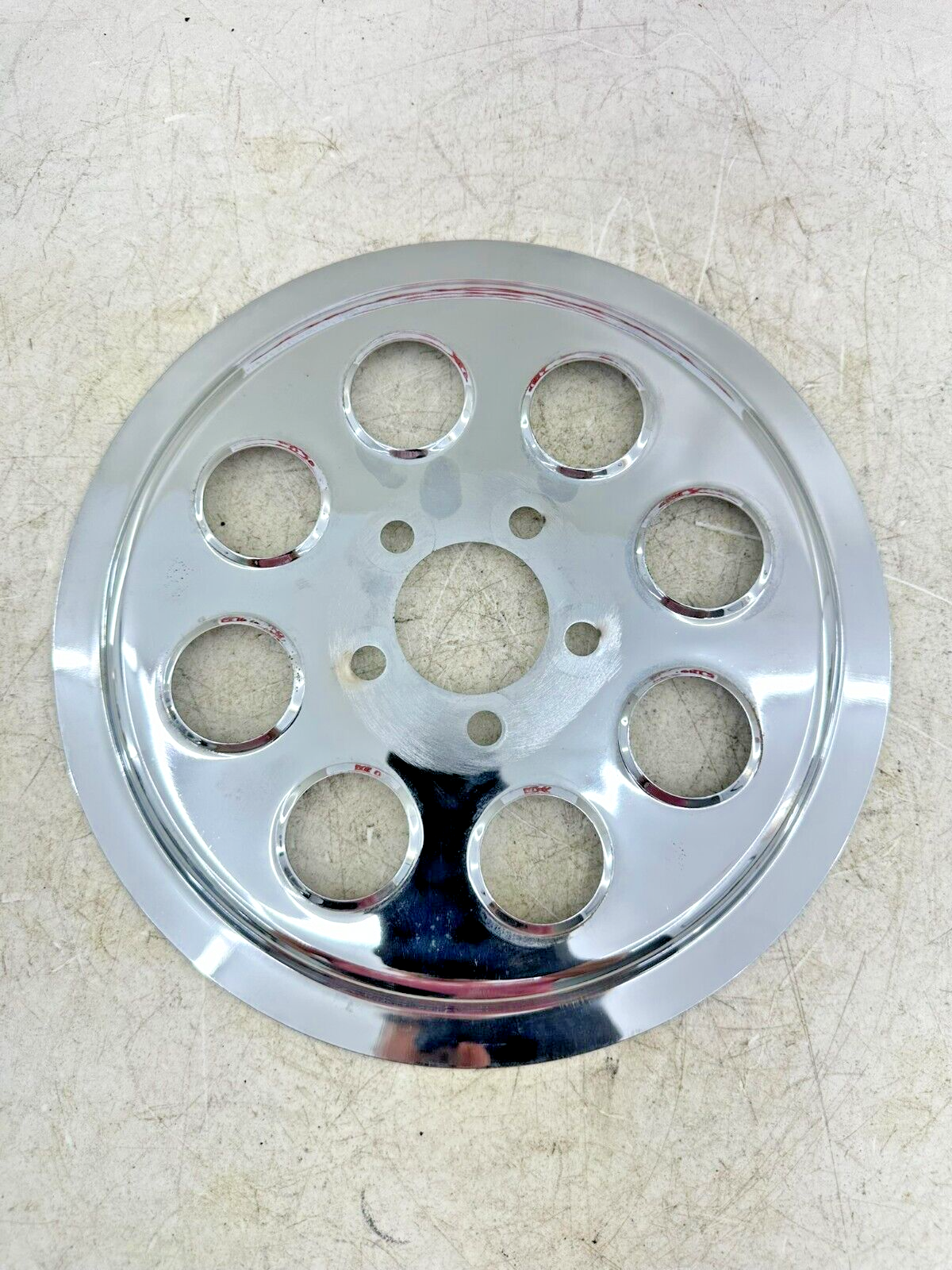 2002 HARLEY DYNA LOW RIDER Chrome Final Drive Pulley Sprocket Gear Cover