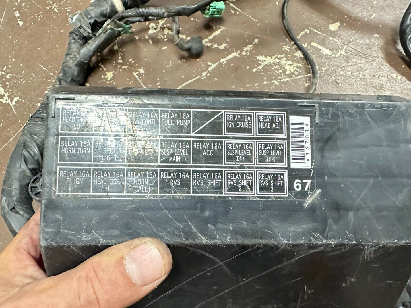 2001-2010 Honda Goldwing GL1800 1800 ABS MAIN WIRING HARNESS LOOM FUSE RELAY