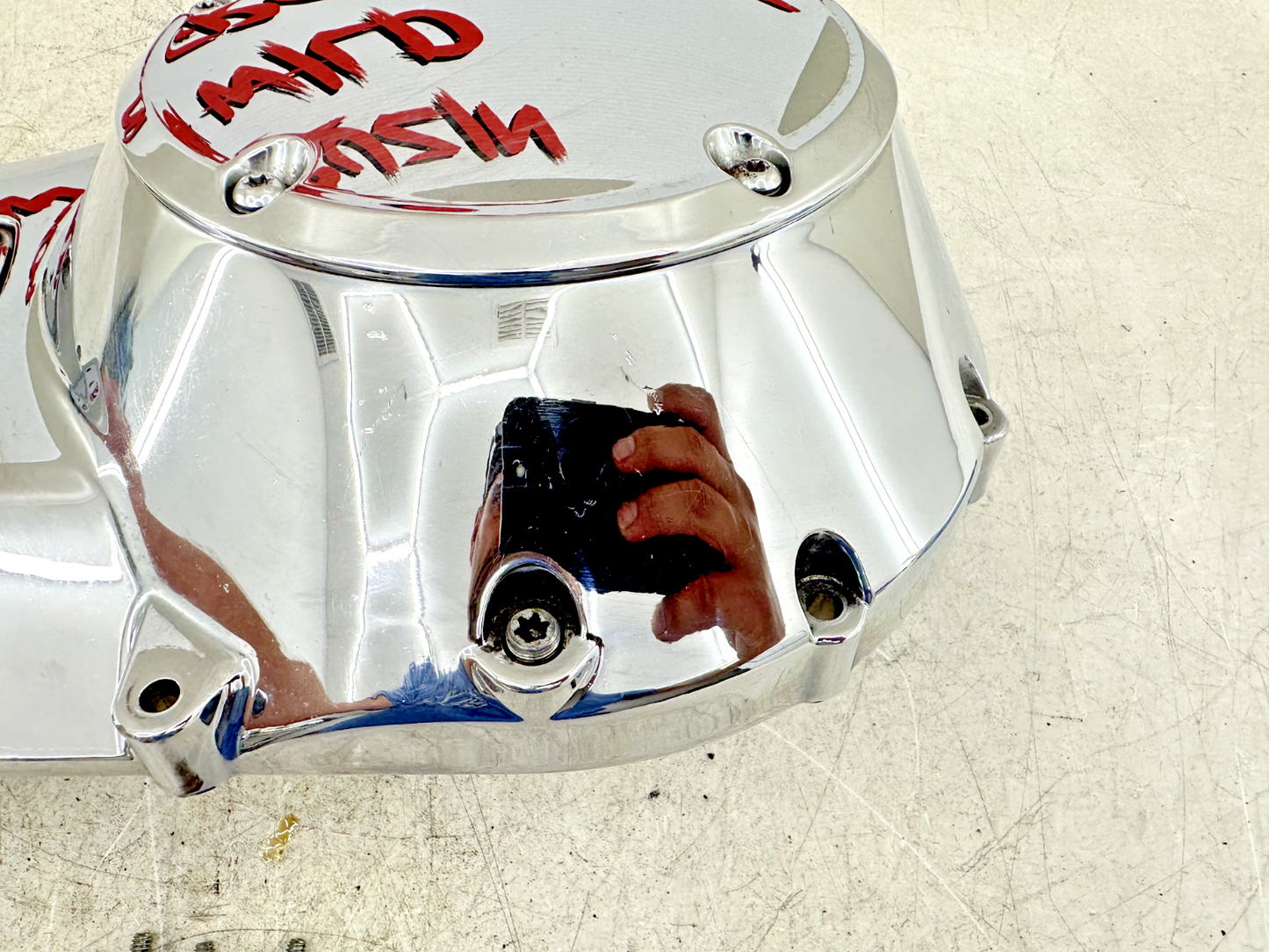 2003 HARLEY ELECTRA GLIDE classic Chrome Outer Primary Clutch Cover Case