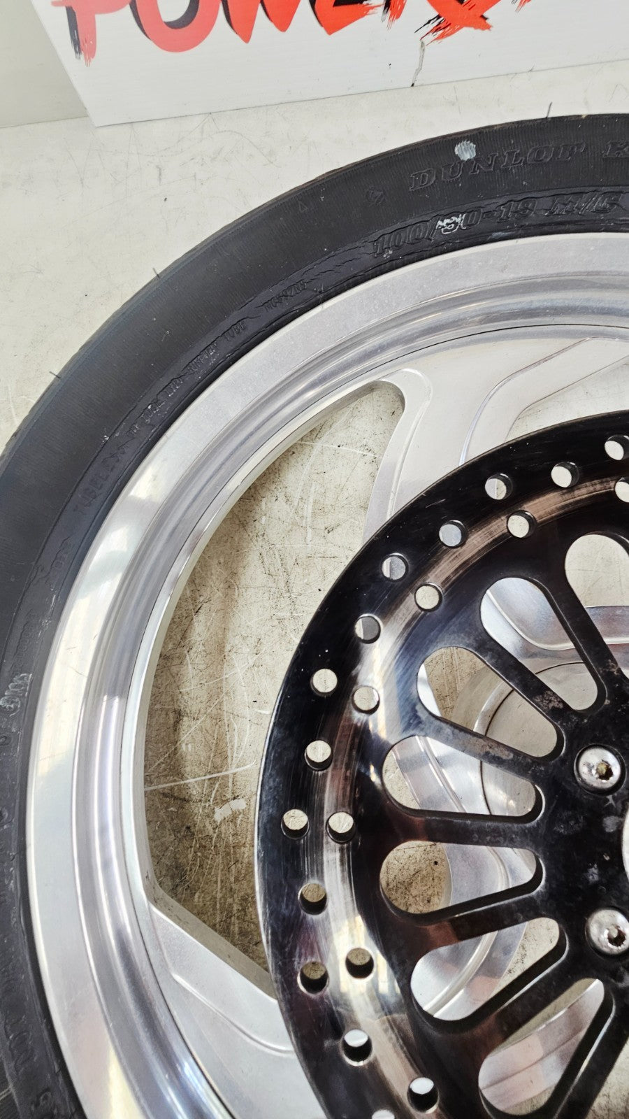 1993 HARLEY SOFTAIL Front Wheel Rim Tire 3 Spoke