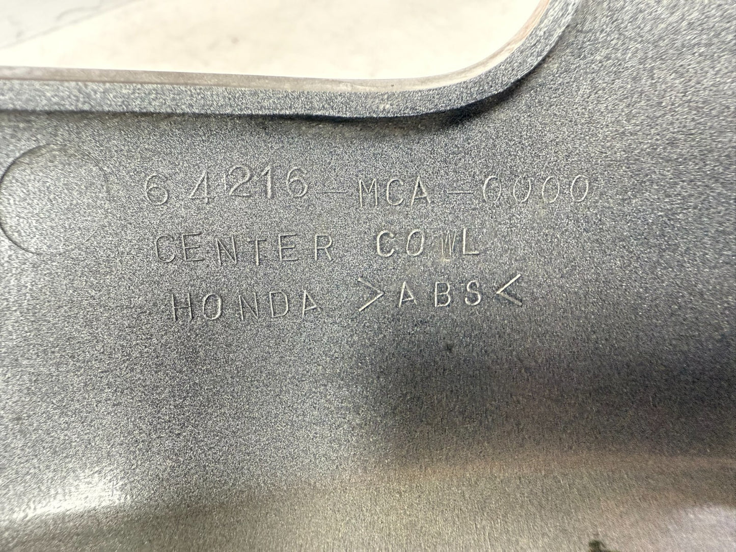 2002 Honda Goldwing GL1800 Center Cowl Fairing Trim Cover Panel