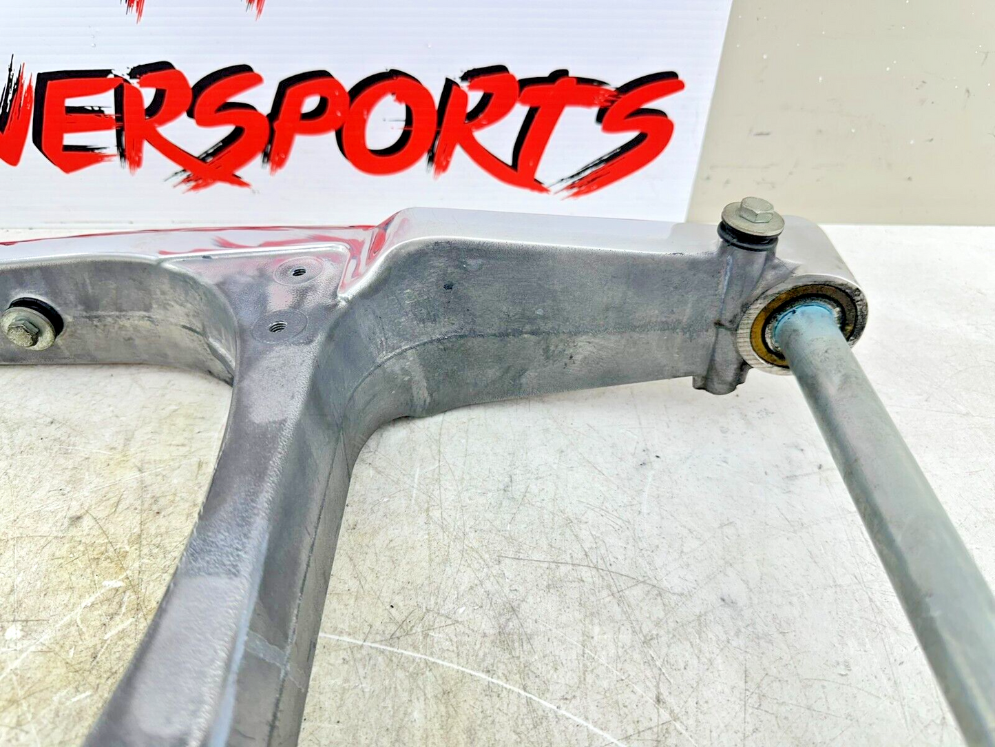 2003 Harley Davidson V Rod VRSCA Swingarm Polished W/ Axle + Mounting Bolt