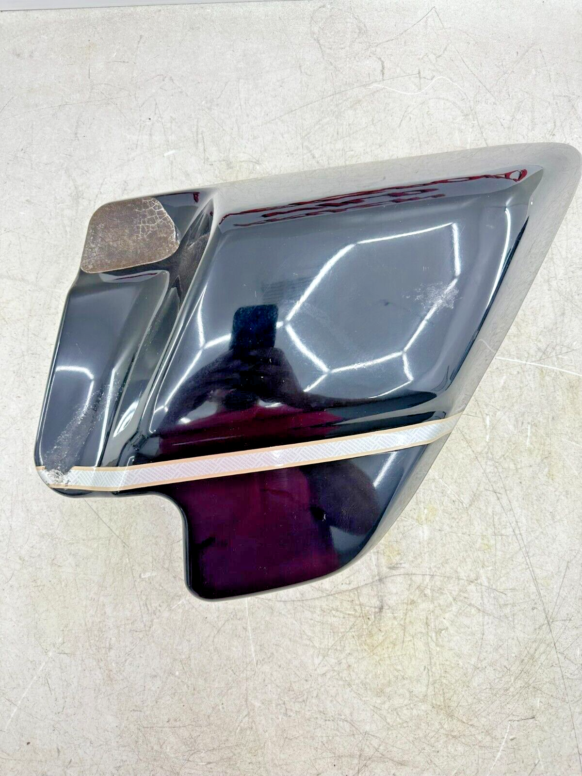 2003 HARLEY ELECTRA GLIDE classic Right Side Cover Black Anniversary Paint