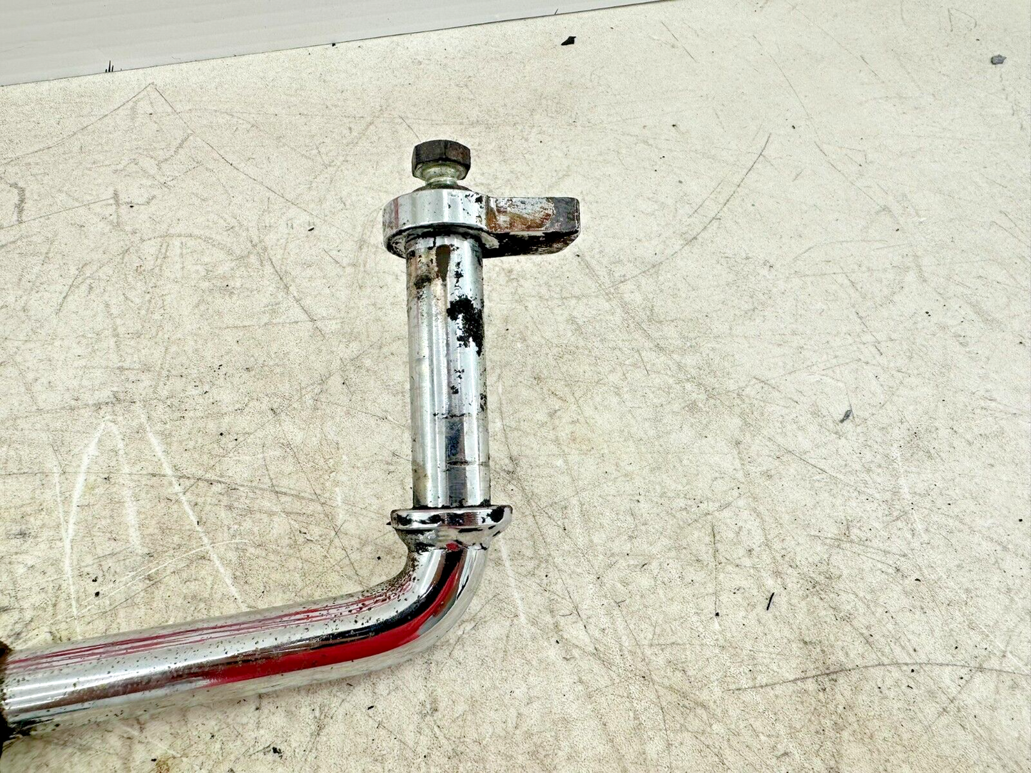 2006 HARLEY SOFTAIL DELUXE OEM HD Chrome Kickstand Kick Side Stand