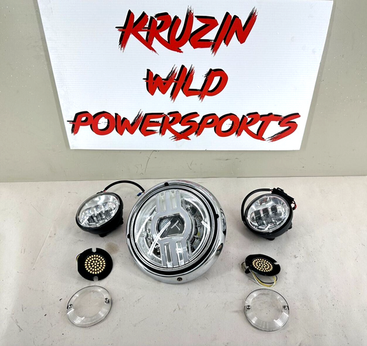 2000 HARLEY FLH ELECTRA GLIDE LED Headlight Turn Signal Fog Highway Light