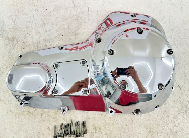 1999 HARLEY FLH ELECTRA GLIDE Chrome Outer Primary Clutch Cover Case Housing