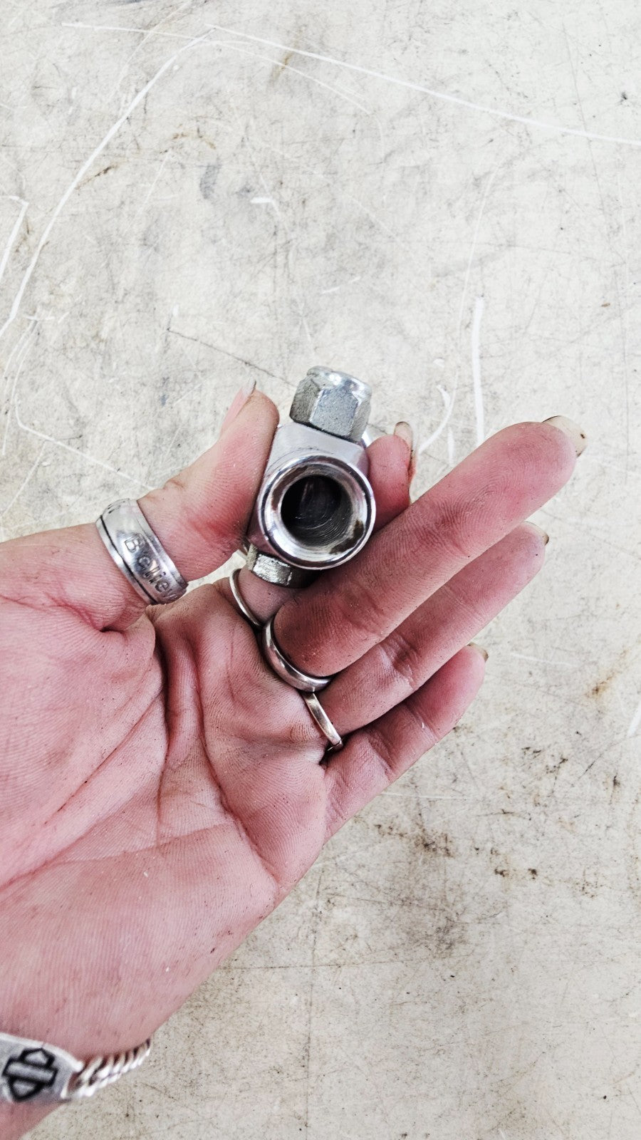 1996 HARLEY SOFTAIL Passenger Foot Pegs & Mounting Bracket