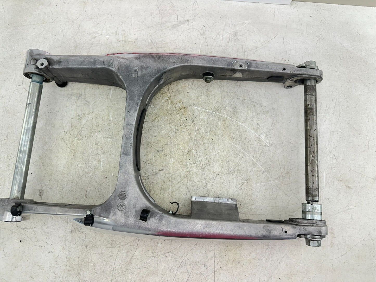 2003 Harley Davidson V Rod VRSCA Swingarm Polished W/ Axle + Mounting Bolt