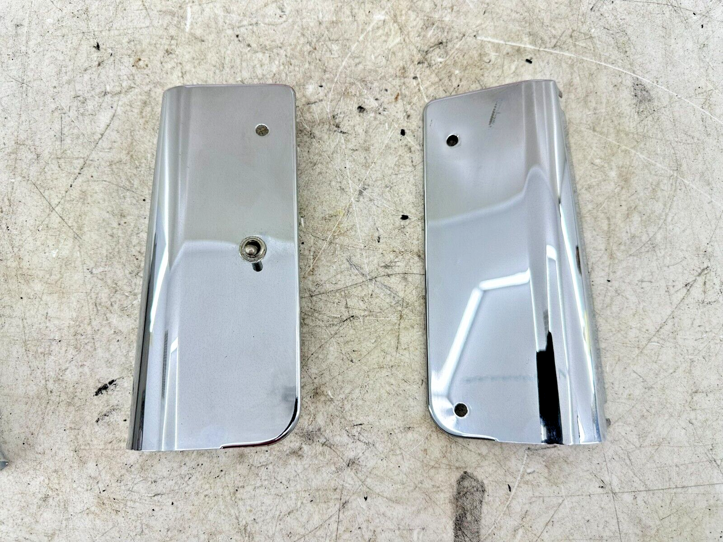 1995 HARLEY SOFTAIL Chrome Upper Fork Cover Tins