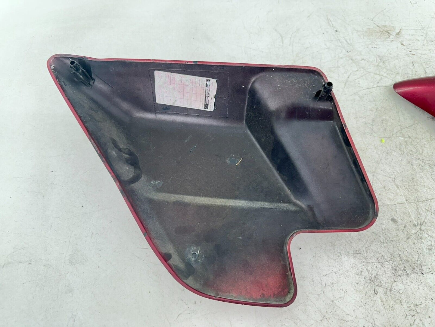 2004 HARLEY FLH ELECTRA GLIDE Right Left Side Cover Fairing Red 66250-97