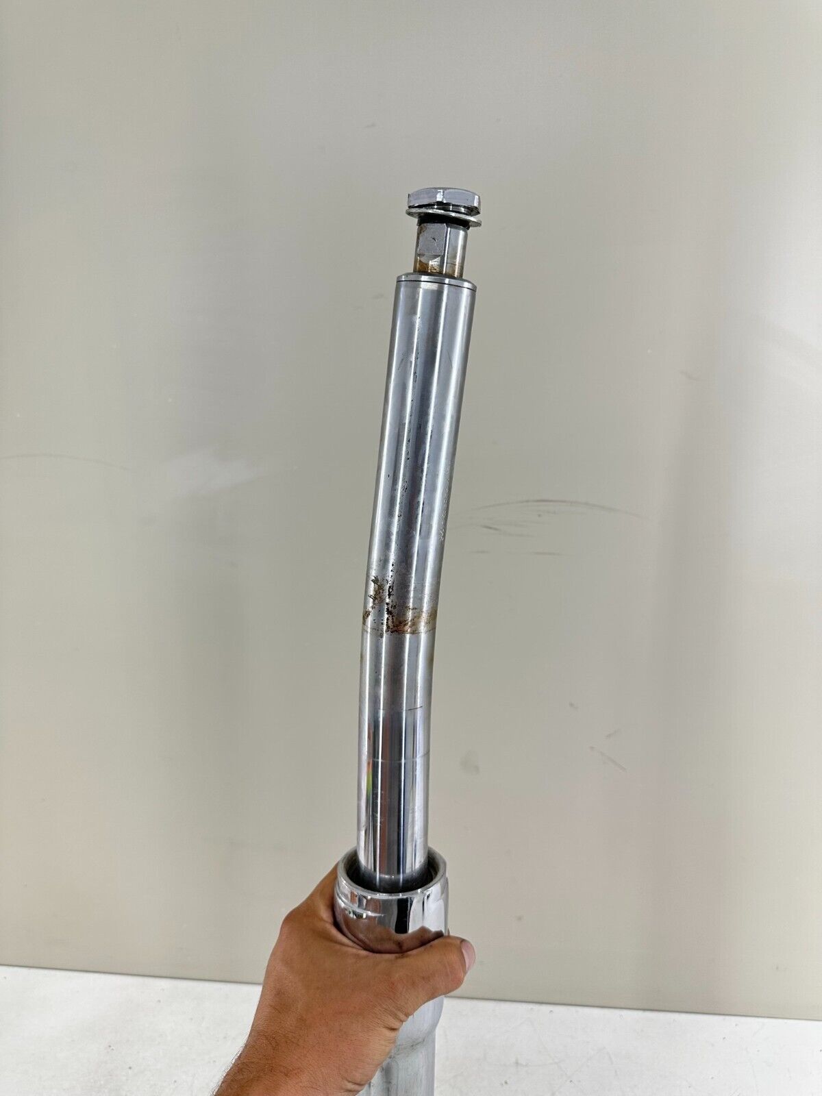 1999 HARLEY DAVIDSON SOFTAIL Front Fork Tube Chrome Lower ^Bent^ DAMAGED