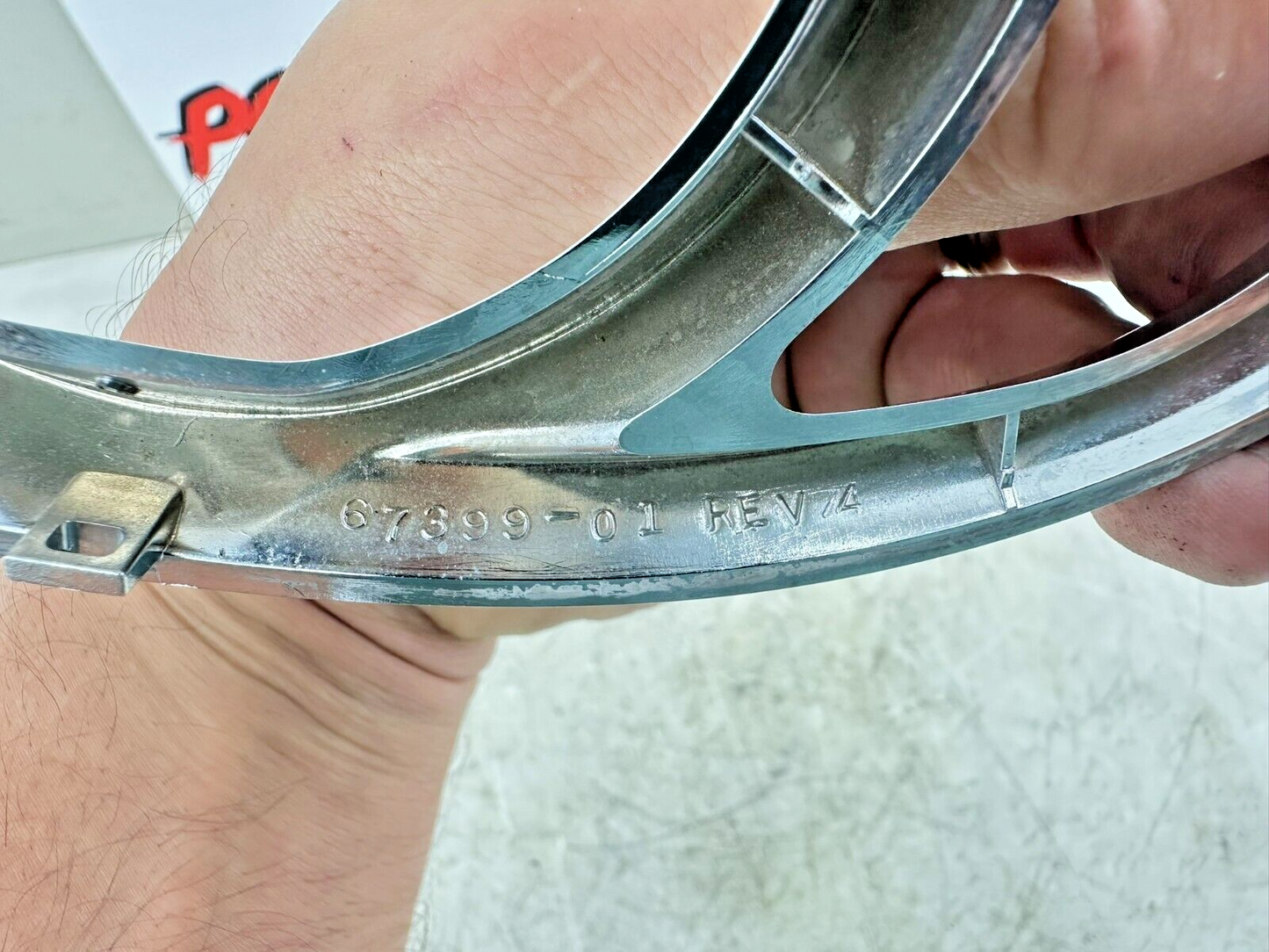 2003 Harley Davidson V Rod VRSCA Chrome Gauge Cluster Cover Bezel Speedo Meter