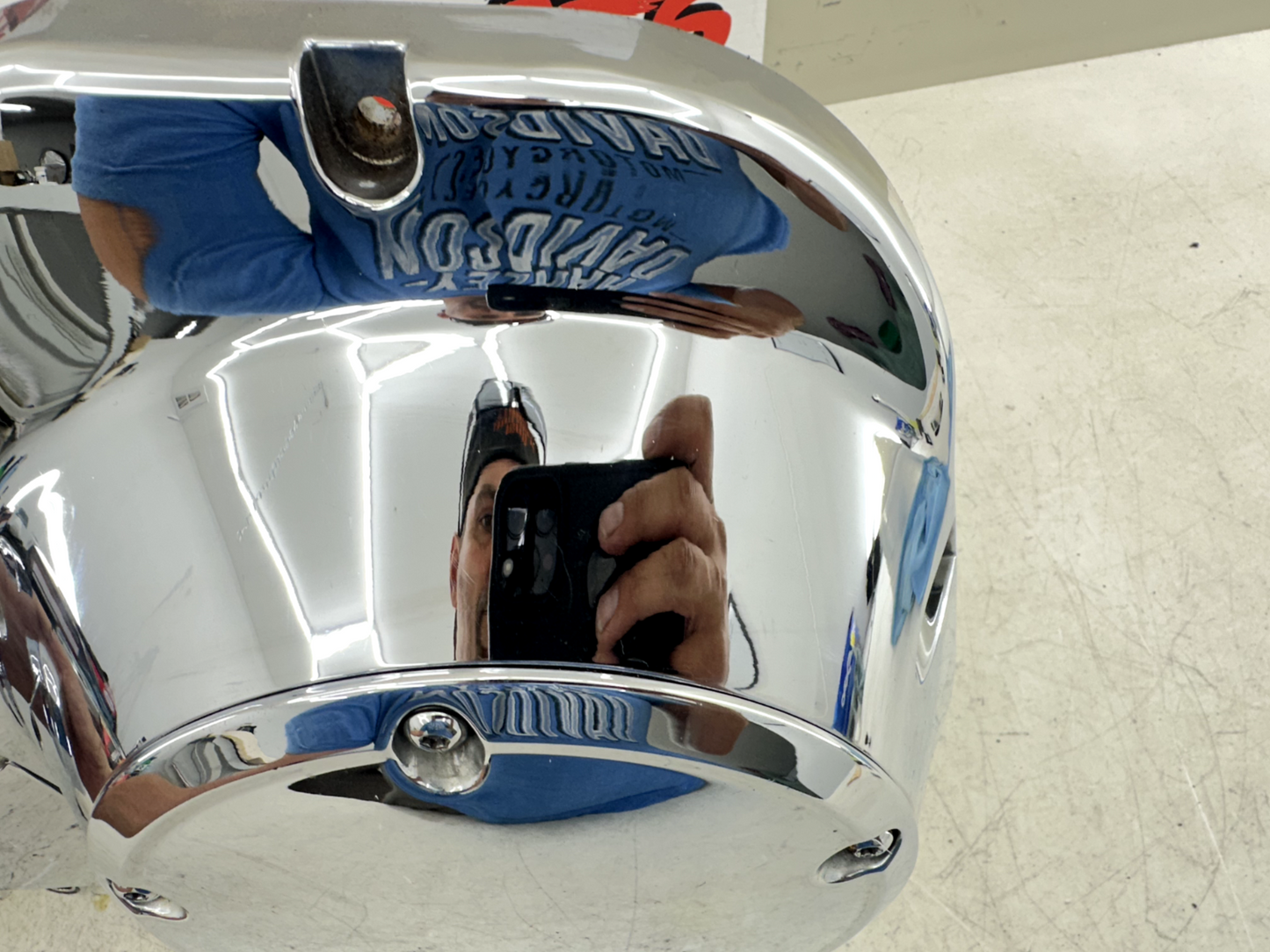 2003 HARLEY ELECTRA GLIDE classic Chrome Outer Primary Clutch Cover Case