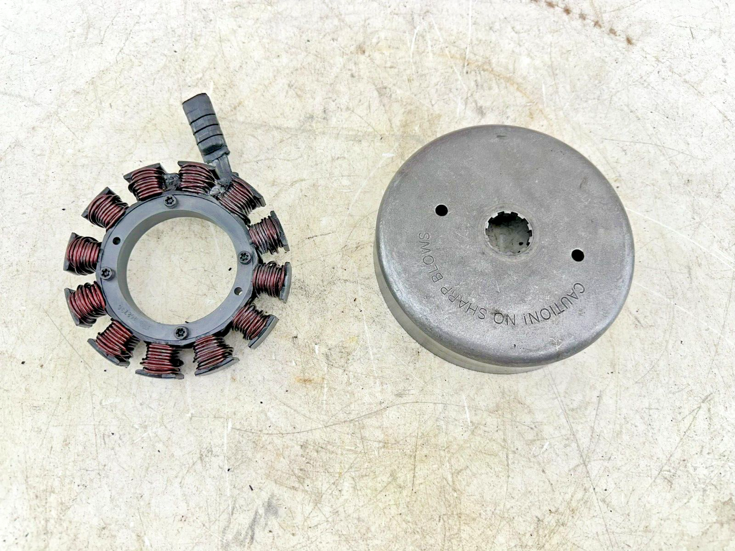 1997 HARLEY DYNA Magneto + Stator 7K Miles OEM HD