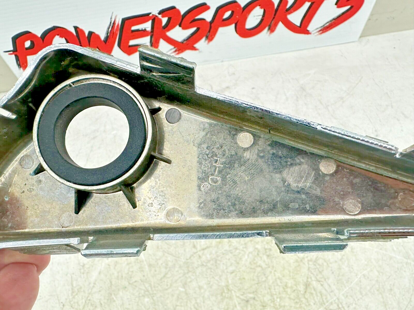 2003 Harley Davidson VRod VRSCA Chrome Ignition Switch Right Side Cover Triangle