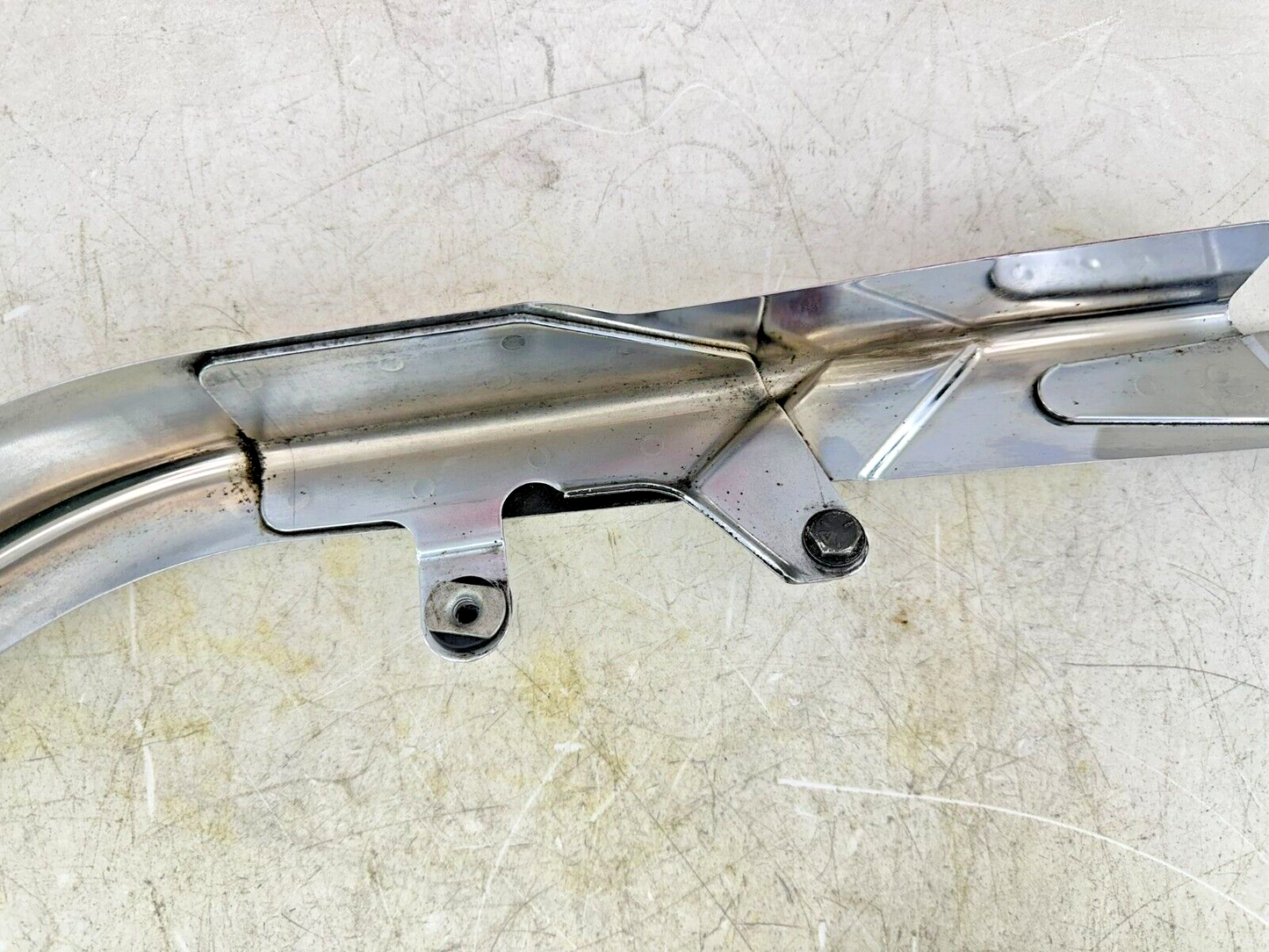 1999 HARLEY SOFTAIL Chrome Upper Belt Cover Guard + Plastic Cover