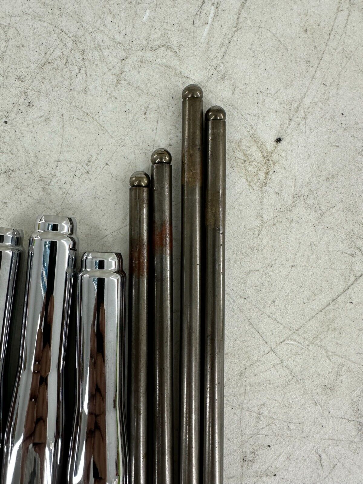 2006 HARLEY DAVIDSON SPORTSTER Chrome Pushrod Covers & OEM HD Pushrod