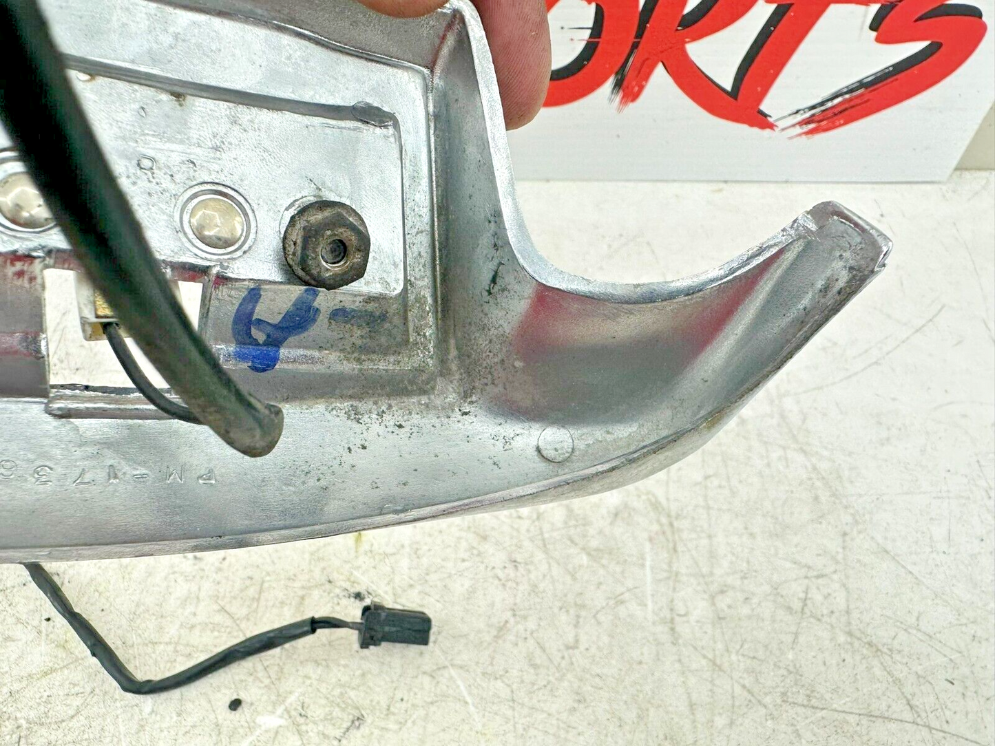 1999 HARLEY FLH ELECTRA GLIDE Chrome Rear Fender Trim W/ Light