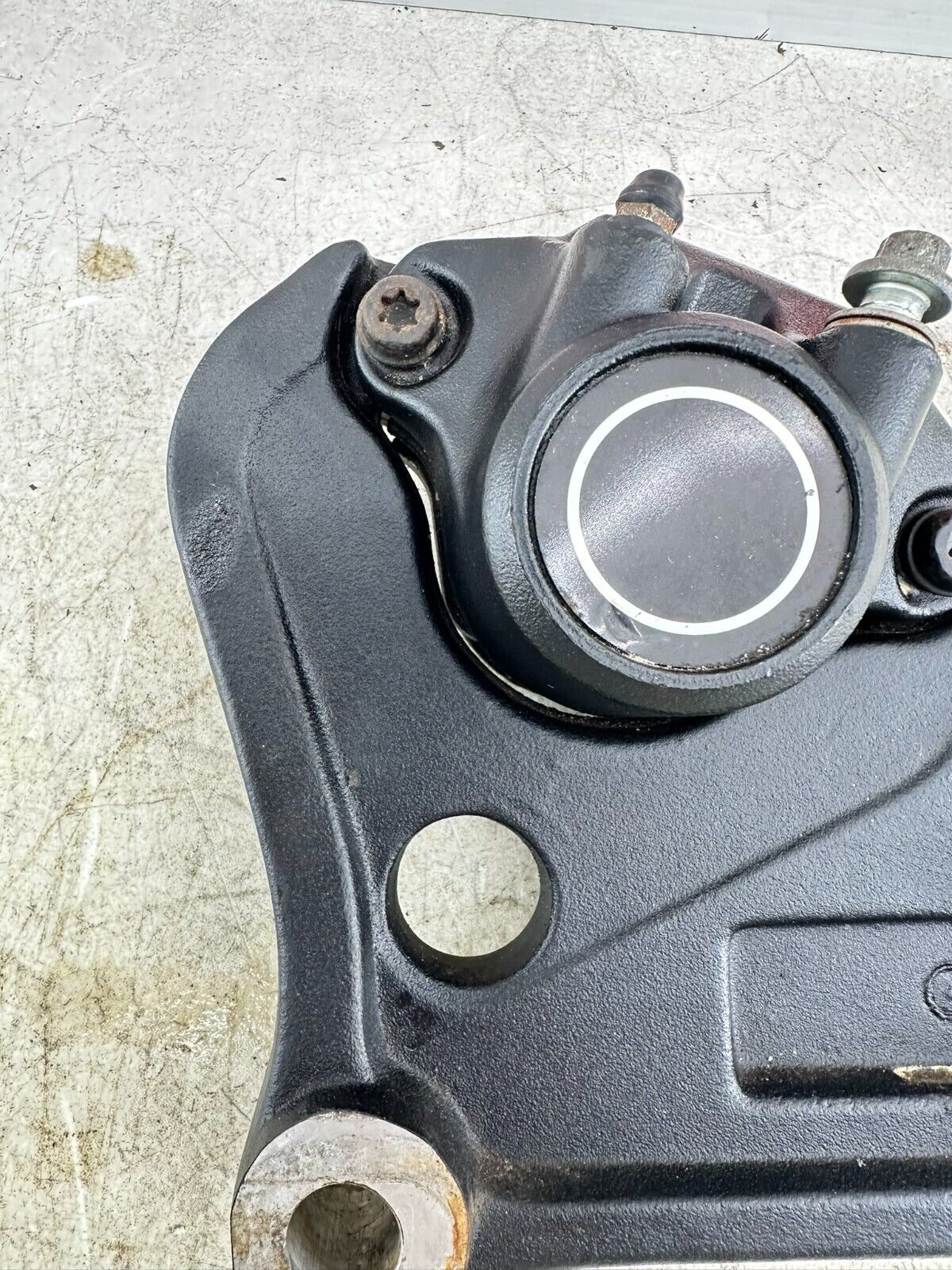 1997 HARLEY DYNA Rear Brake Caliper + Mounting Bracket