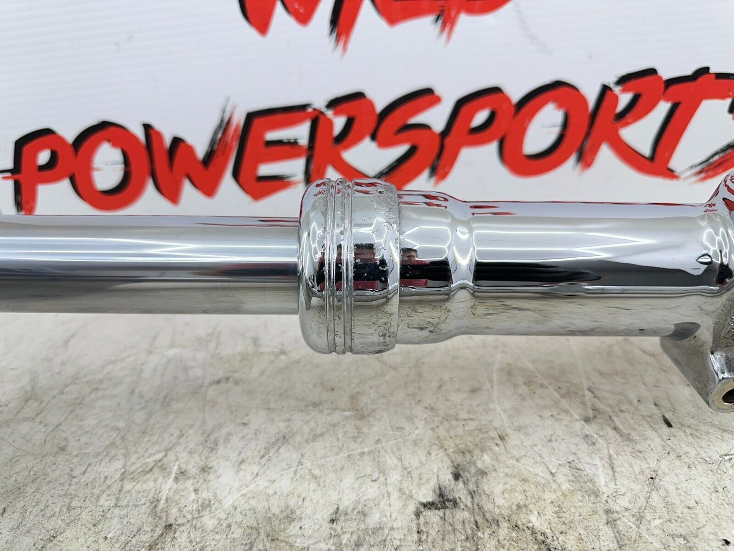 2002 HARLEY DYNA LOW RIDER 41mm Front Forks Wide Glide Chrome Lowers+Triple Tree