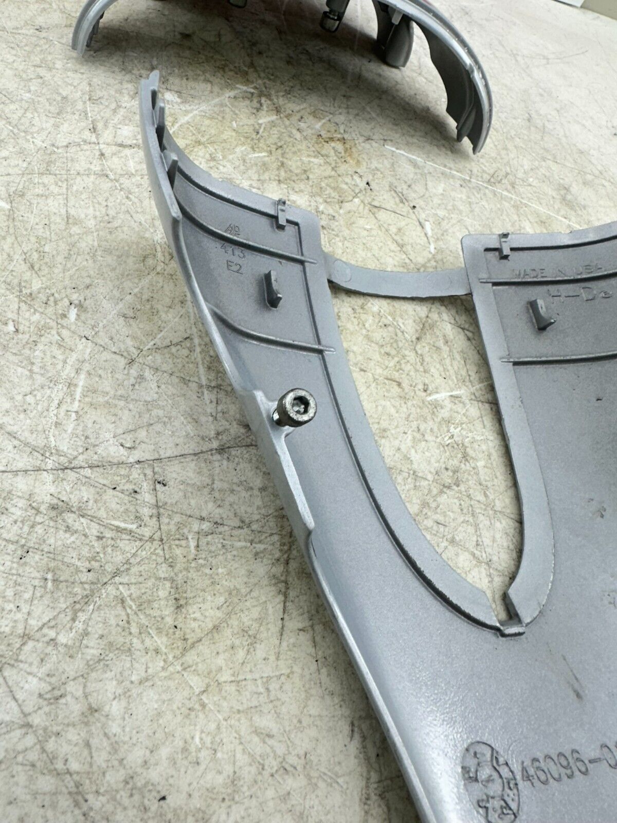 2003 Harley Davidson V Rod VRSCA Upper + Lower Handlebar Gauge Cluster Cover