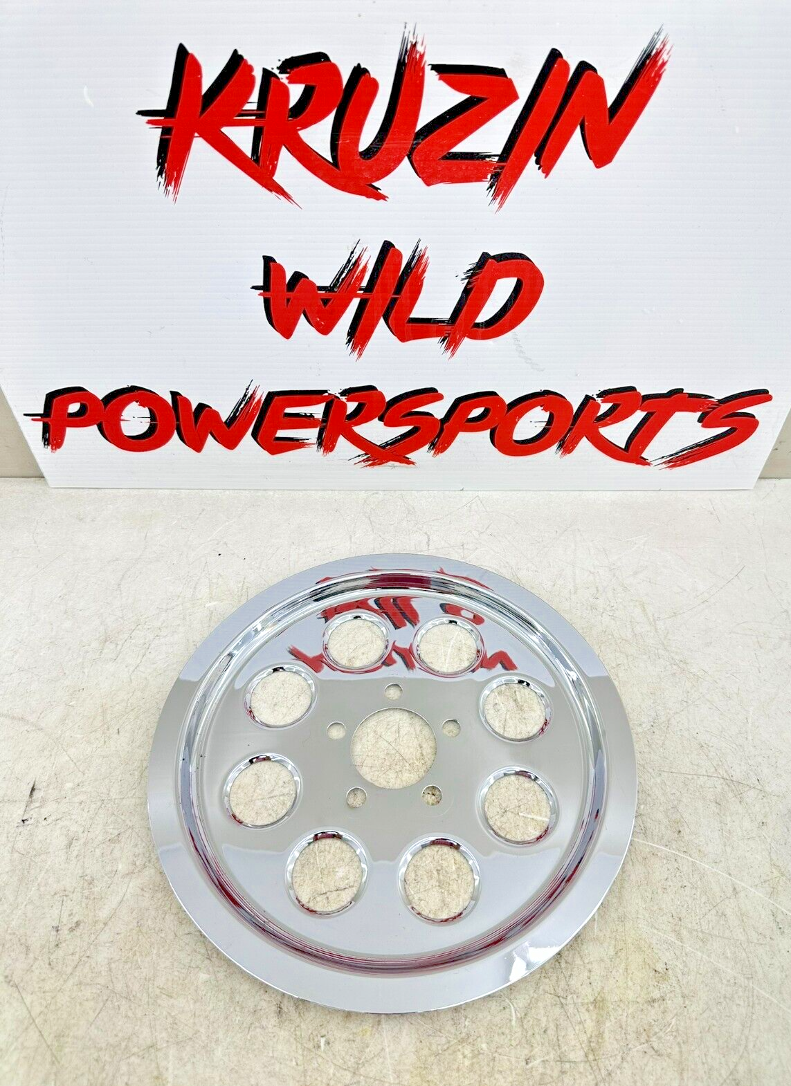 2002 HARLEY DYNA LOW RIDER Chrome Final Drive Pulley Sprocket Gear Cover
