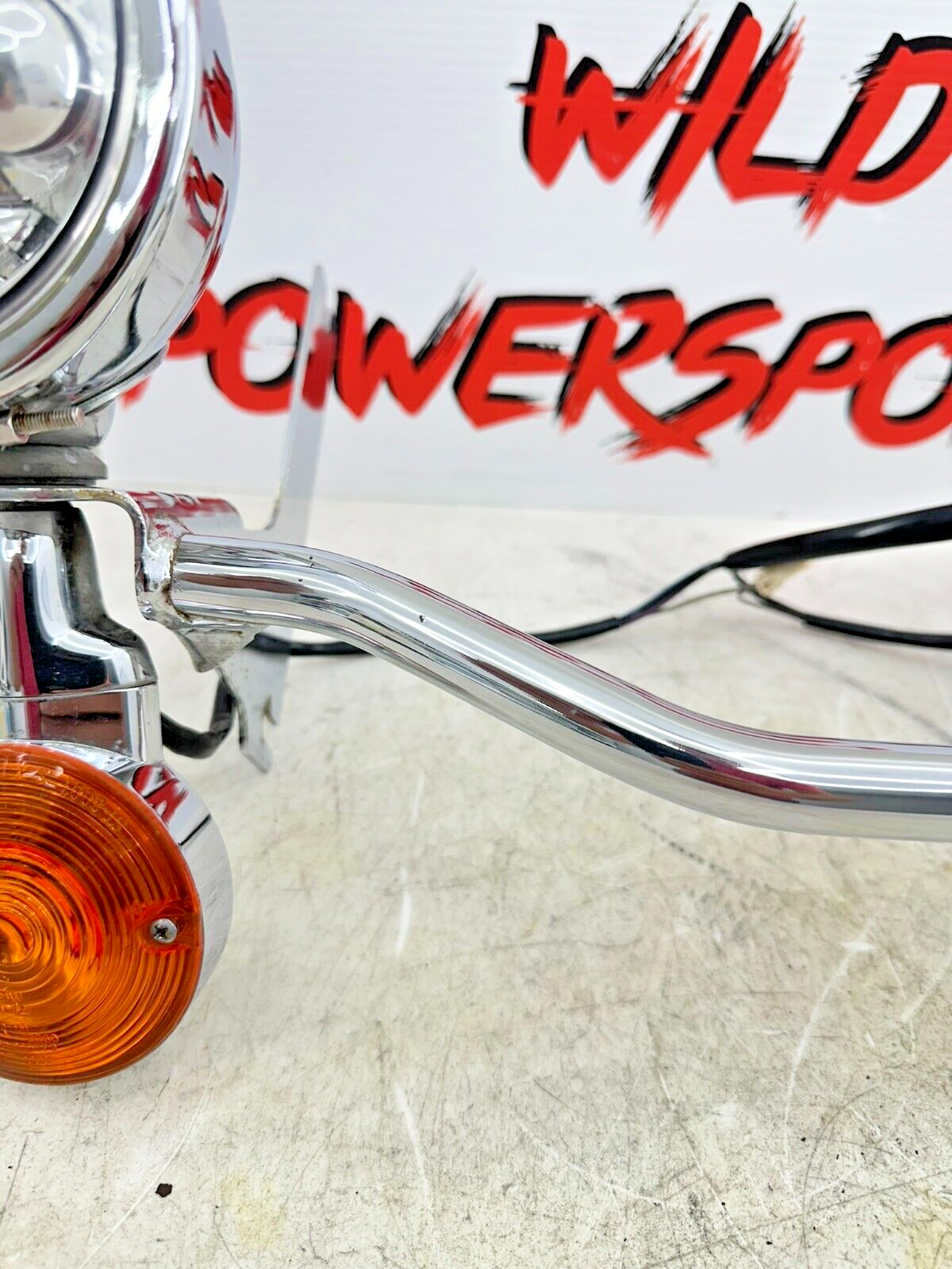 2003 HARLEY ELECTRA GLIDE classic Chrome Fog Highway Turn Signal Light Bar
