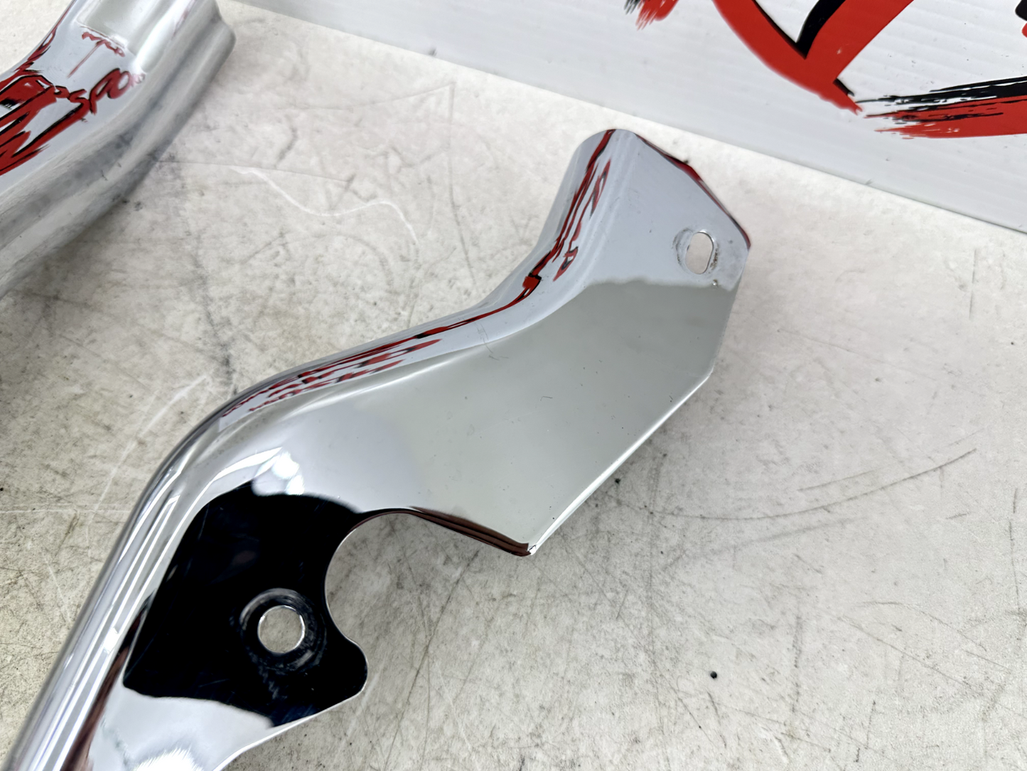 2003 HARLEY ELECTRA GLIDE classic Chrome Rear Fender Frame Strut Arm Bar Cover