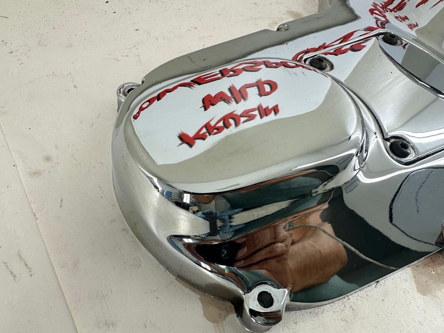 2000 HARLEY FLH ELECTRA GLIDE Chrome Outer Primary Clutch Cover