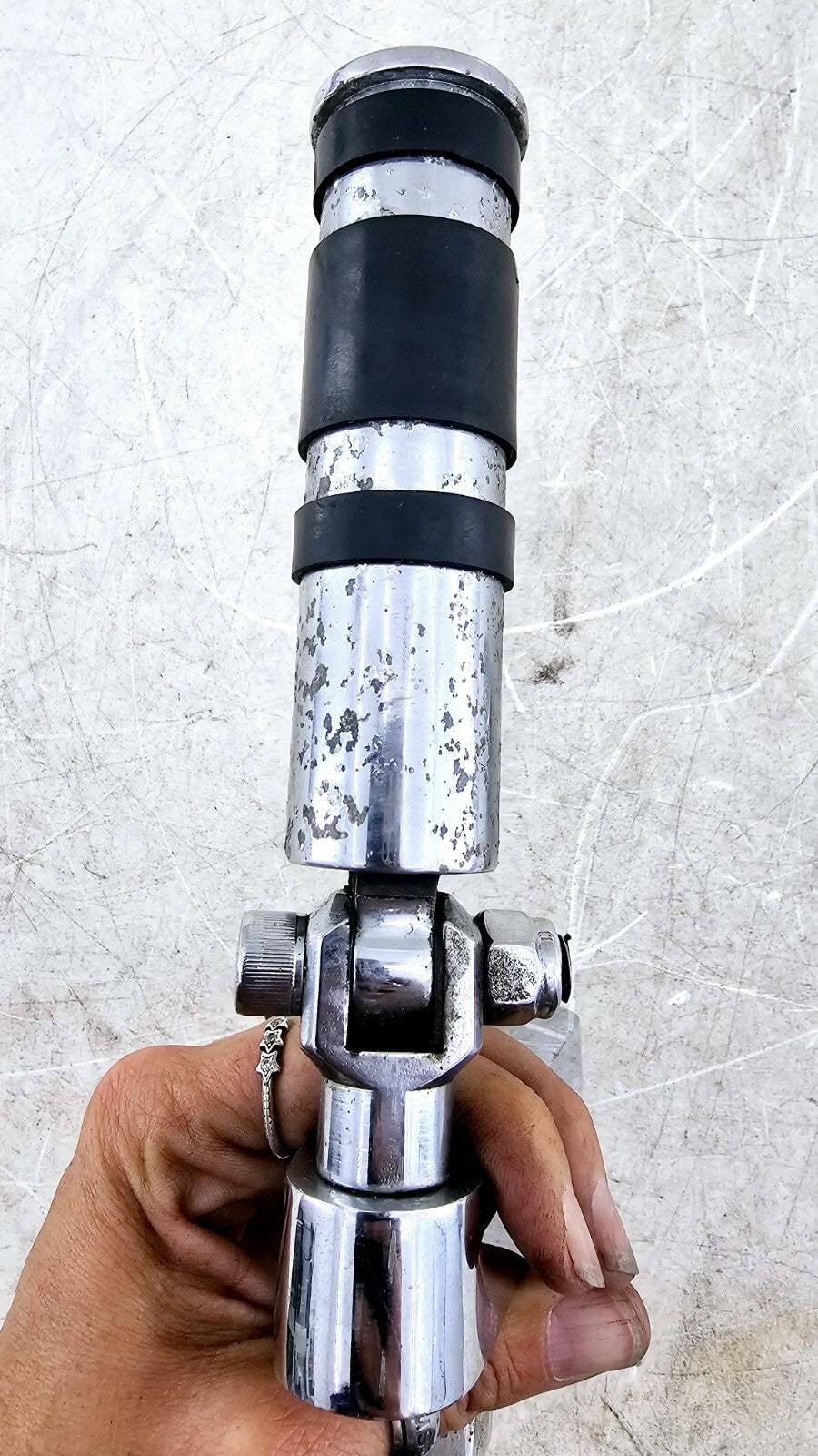 1988 HARLEY SOFTAIL Passenger Chrome Left Right Footpegs Footrest Bracket
