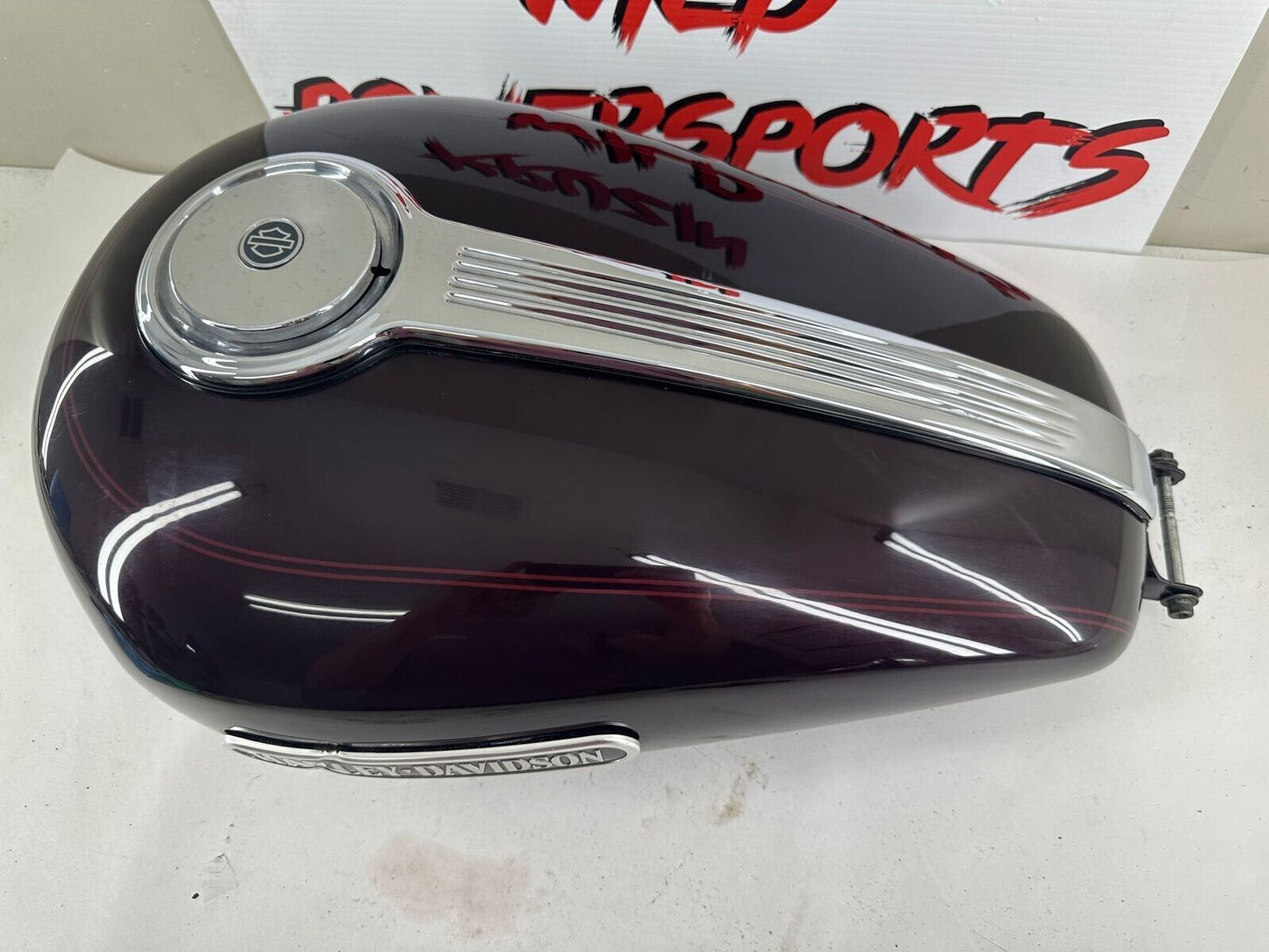 2007 HARLEY SPORTSTER CUSTOM Purple Gas Fuel Tank OEM EFI