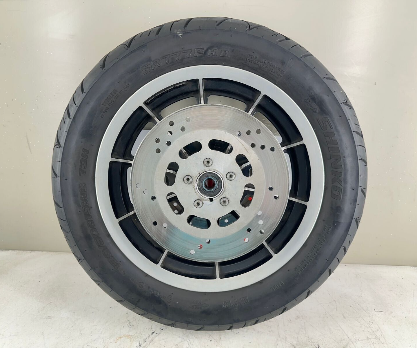 1999 HARLEY ELECTRA GLIDE 99 Down Front Wheel Rim Tire 10 Spoke