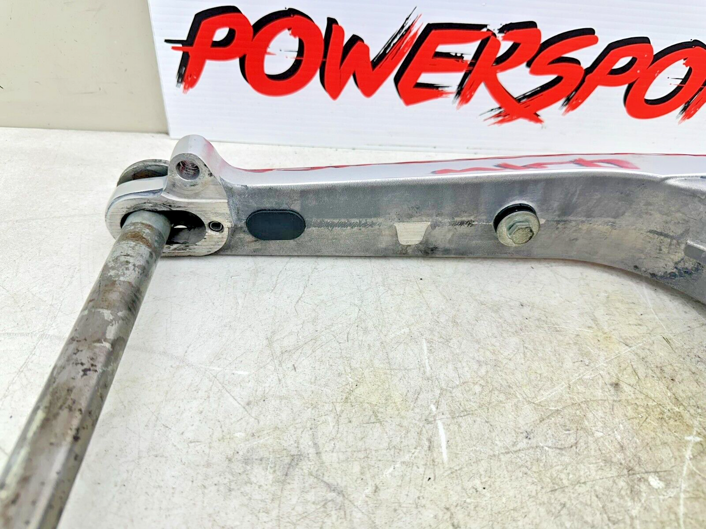 2003 Harley Davidson V Rod VRSCA Swingarm Polished W/ Axle + Mounting Bolt