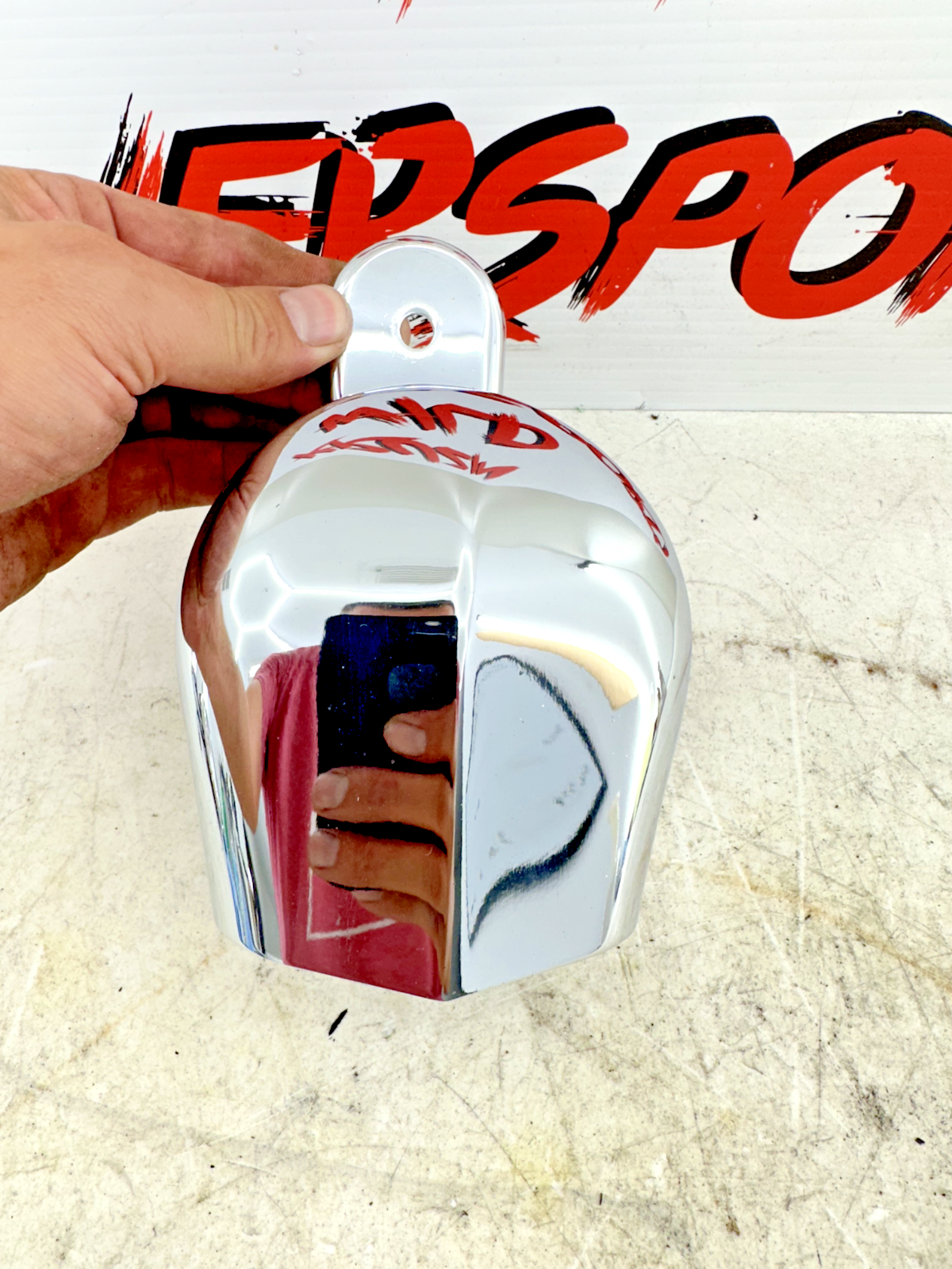 1997 HARLEY DYNA Horn + Chrome Cover