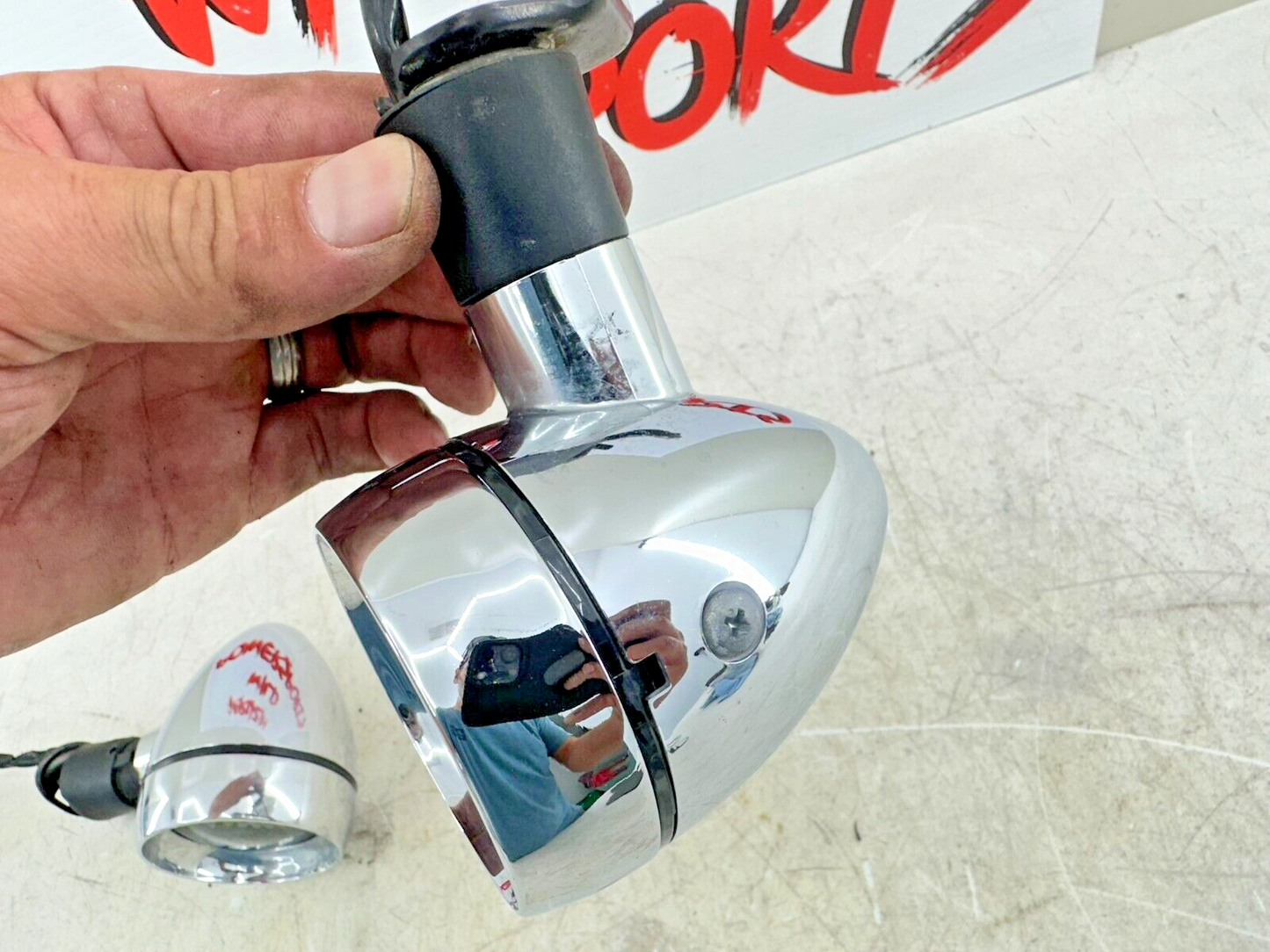 1999 HONDA VALKYRIE INTERSTATE Chrome Right Left + Front Turn Signal W/ LED Bulb