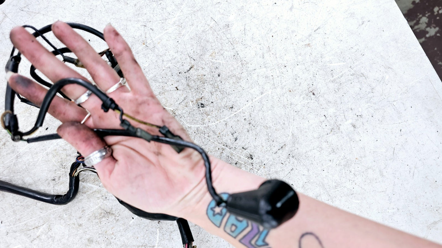 1995 HARLEY DYNA CONVERTIBLE Main Wire Wiring Harness Loom