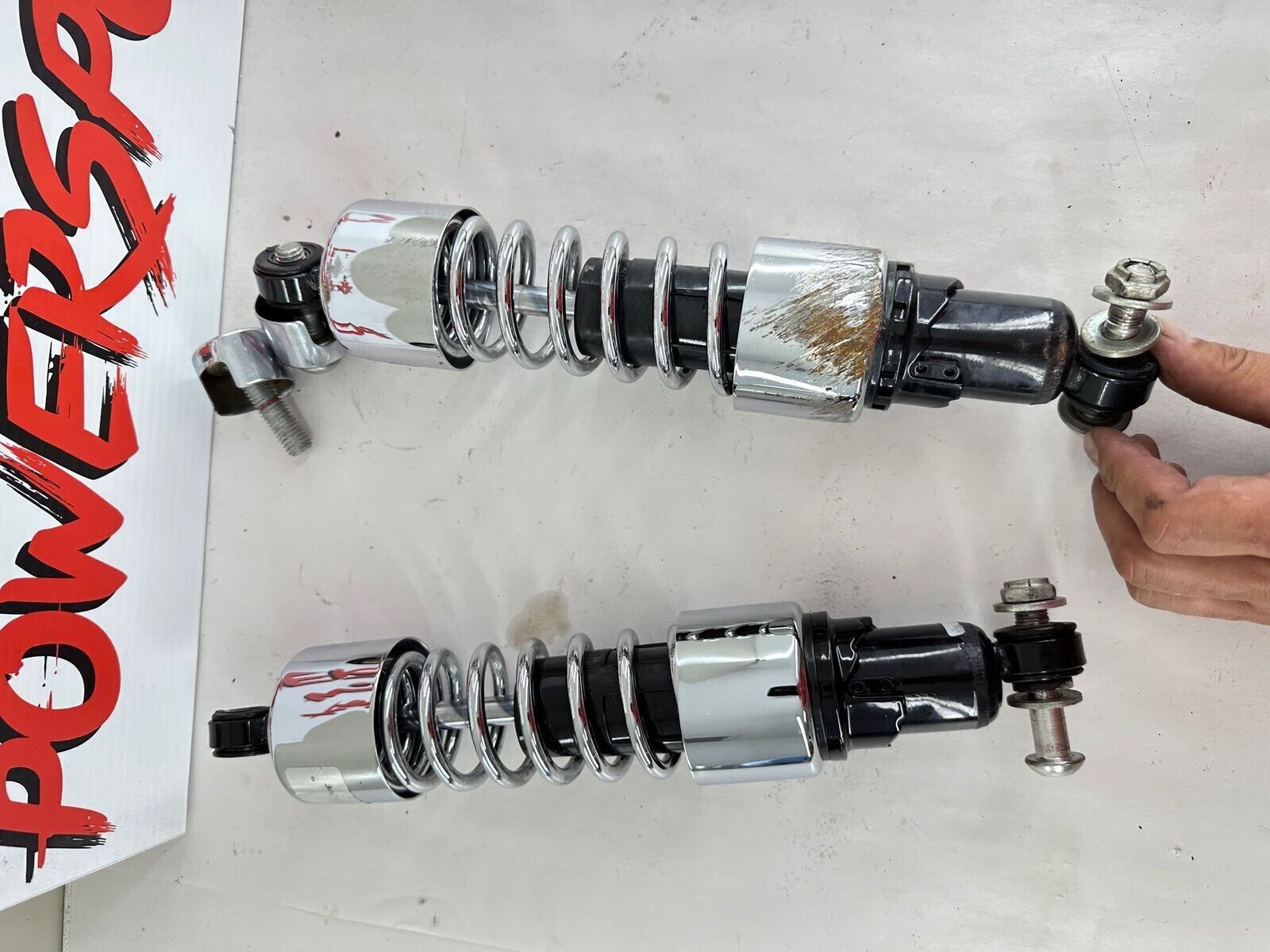 2012 HARLEY SPORTSTER CUSTOM Progressive Rear Shocks Suspension 412-4009