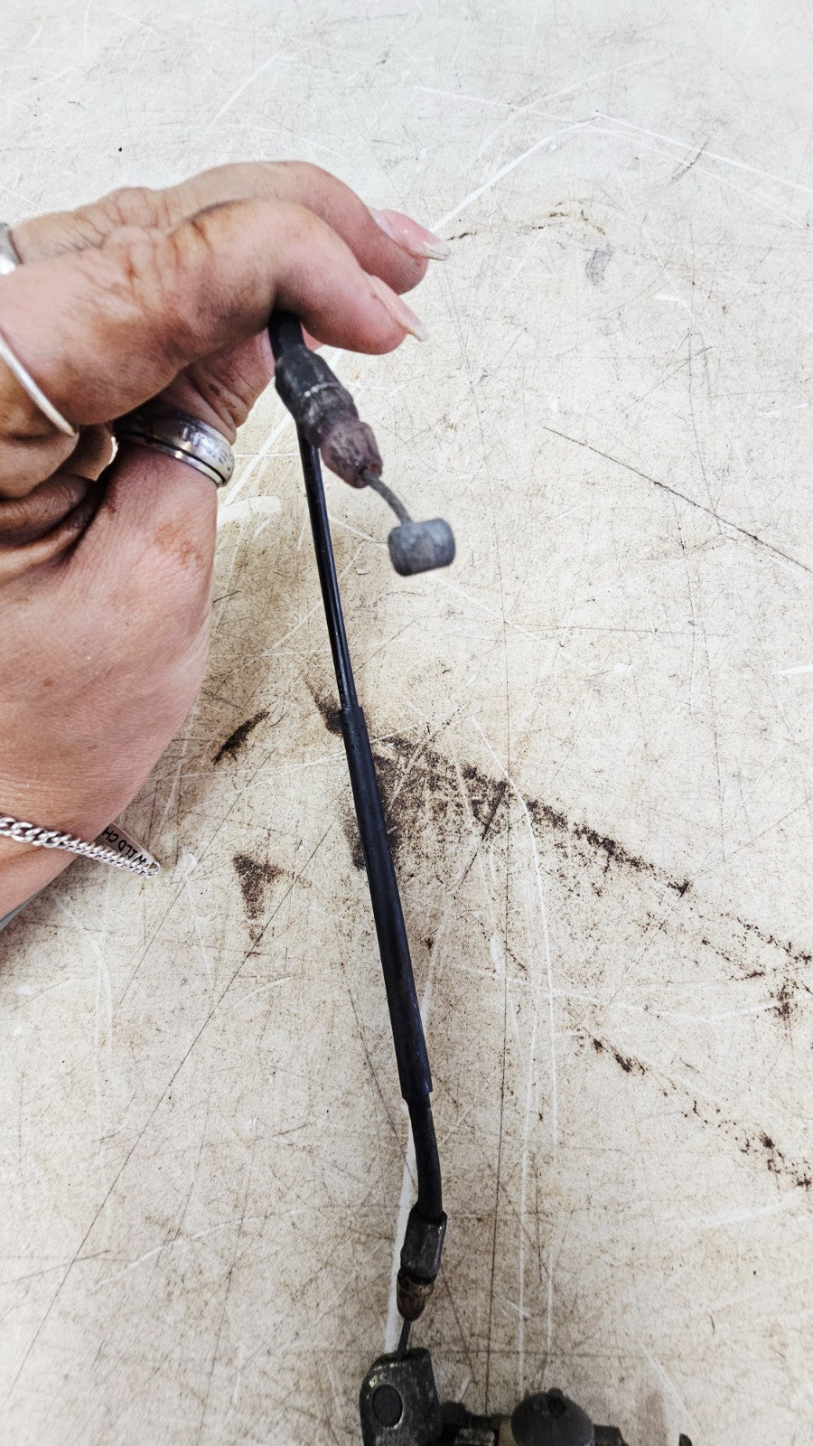 2000 HONDA VALKYRIE INTERSTATE Seat Latch Release Mount Bracket + Cable