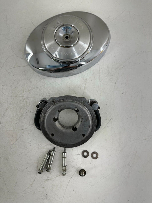 2000 HARLEY DAVIDSON DYNA SOFTAIL AIR FILTER HOUSING BACKING PLATE COVER HARDWAR