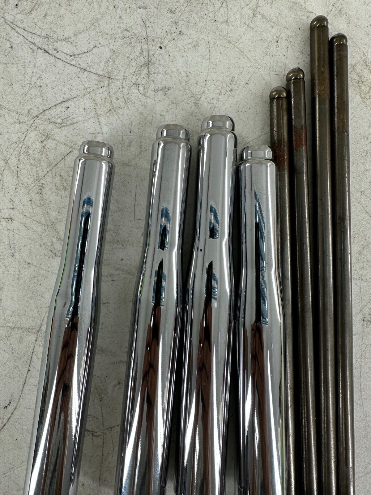 2006 HARLEY DAVIDSON SPORTSTER Chrome Pushrod Covers & OEM HD Pushrod
