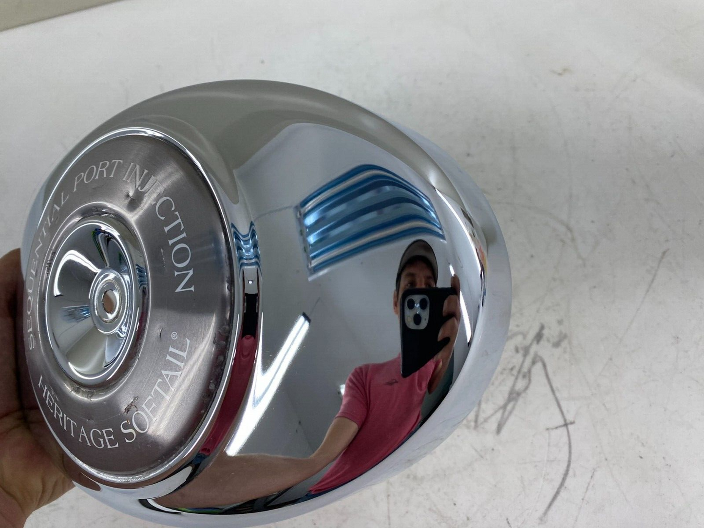 2003 HARLEY DAVIDSON SOFTAIL Chrome Air Filter Housing Cover Chrome Oval