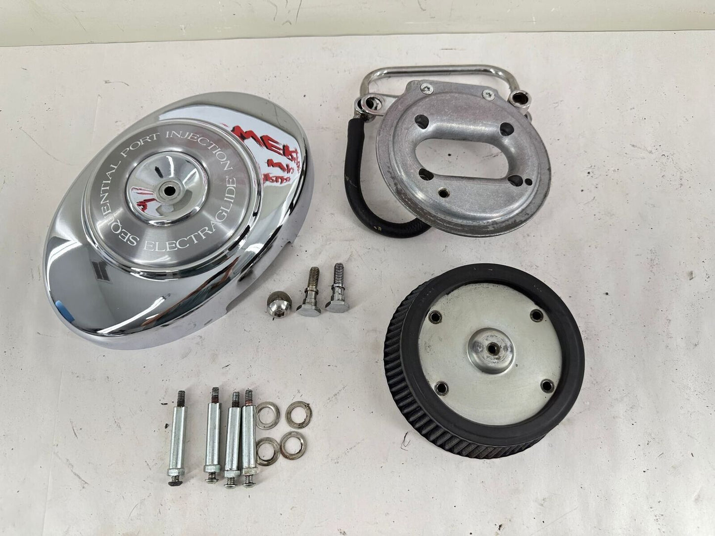2000 HARLEY FLH ELECTRA GLIDE EFI Air Filter Housing Cover Backing Plate