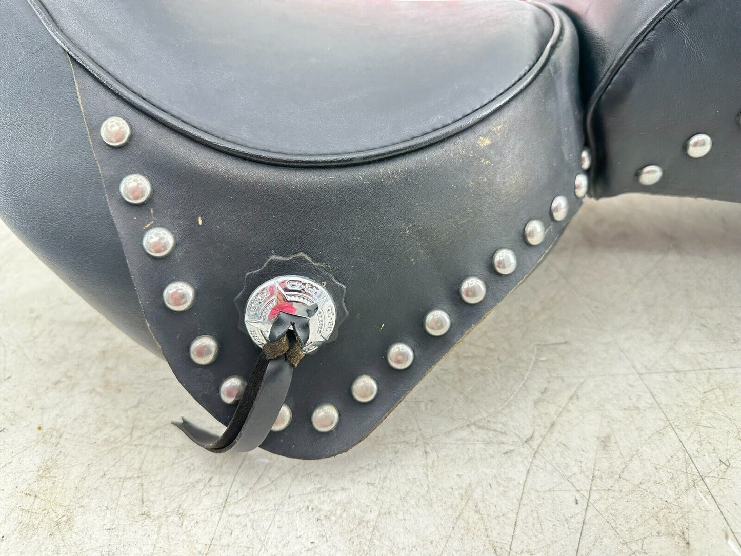 1995 HARLEY SOFTAIL Driver Passenger Seat Saddle 2 Up Studded